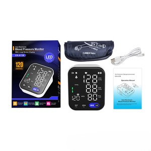Large Screen Arm-Type FDA Electronic Blood Pressure Monitor for Home Use with English Voice