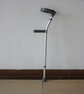 Crutch Arm Crutch Stick Aluminum Alloy Walker Underarm Crutches Telescopic Elbow Turn
