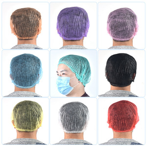 Disposable non-woven strip cap mesh cap strip cap disposable strip cap strip cap cap round cap hat