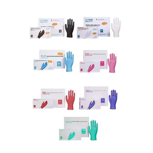 Color composite gloves disposable nitrile latex pvc gloves synthetic gloves catering kitchen