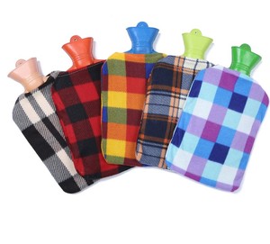 Hot water bag with or without cover, flat pouch, elastic pouch, PVC pouch, plush cover, fabric cover