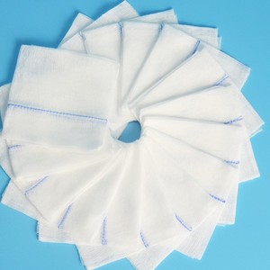 gauze swab medical gauze folding gauze swab medical gauze swabs 12ply/16ply