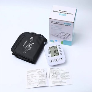 Electronic Blood Pressure Monitor, Rechargeable Backlit Blood Pressure Measuring Device