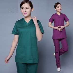 Wash Clothing Suits Short Sleeved Overalls In Nurse Surgical Dressing Hospital Uniforms