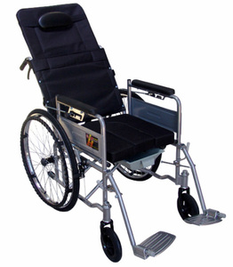 Fold Wheel Chair With Toilet With Brake