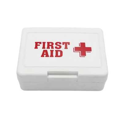 First Aid Box Small PP Material First Aid Box Emergency Car Portable Small Storage Box