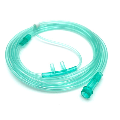Disposable medical nasal oxygen cannula oxygen tube